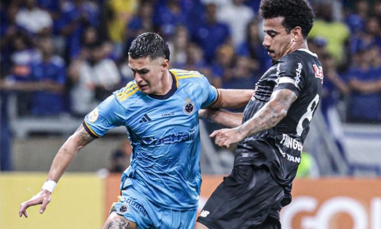 Ainda sem técnico, Cruzeiro empata com o Red Bull Bragantino no Mineirão