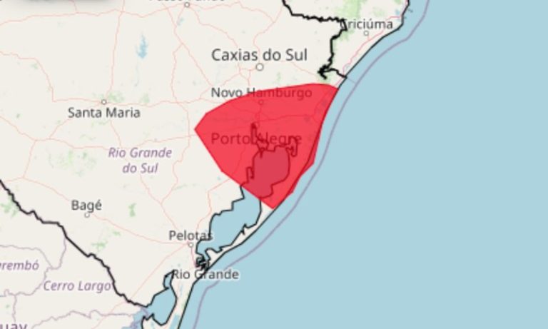 Após chuvas recordes em Porto Alegre, RS entra em duplo alerta devido a ciclone