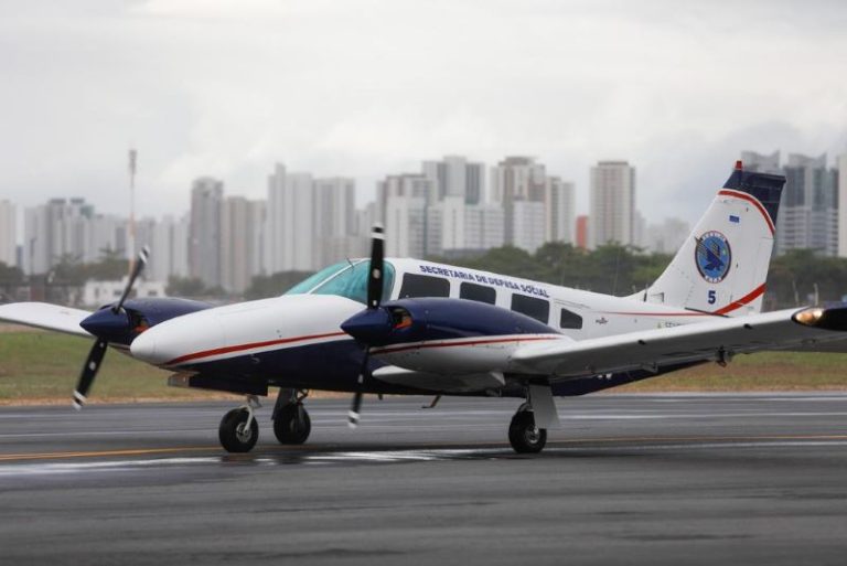 Avião vai reforçar operações de segurança em Pernambuco