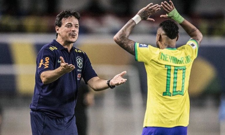 Brasil treina em Lima e Fernando Diniz deve manter a mesma escalação contra o Peru