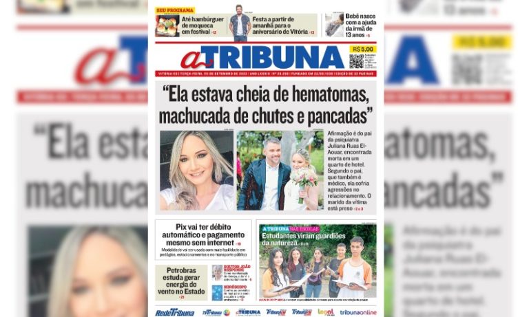 Confira os destaques do jornal A Tribuna desta terça-feira
