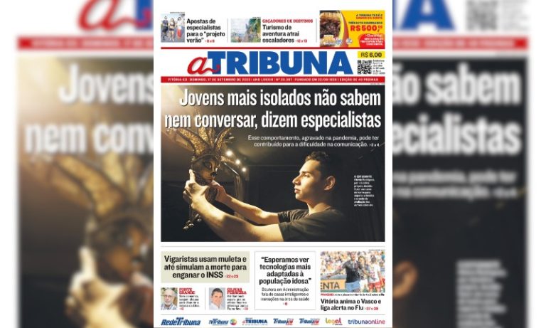 Confira os destaques do jornal A Tribuna deste domingo