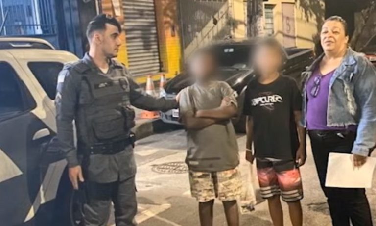 Dois meninos fogem de casa na Serra e vão parar em Fundão