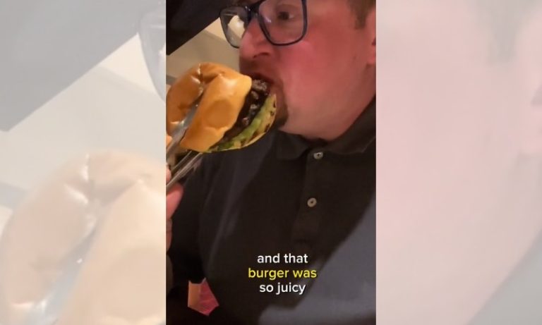 Homem viraliza ao postar vídeo comendo com pregador de metal