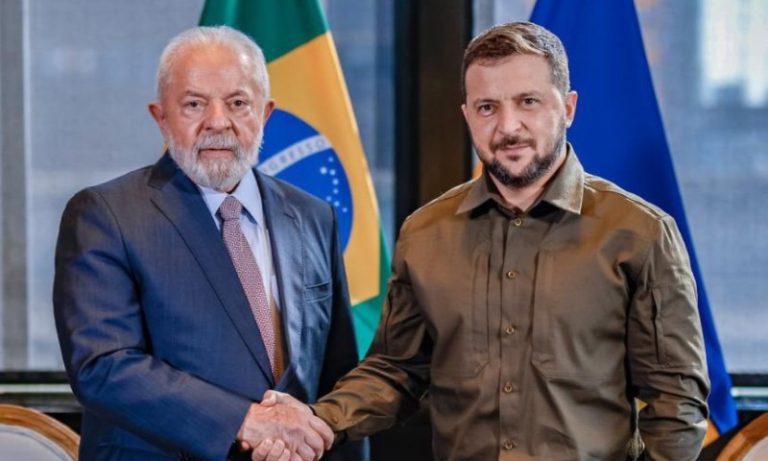 Lula diz ter conversado com Zelenski sobre paz e diálogo