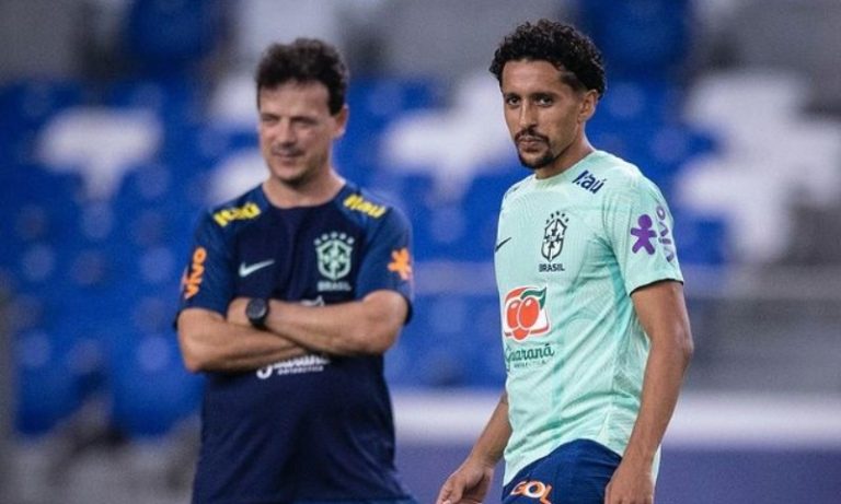 Marquinhos celebra o esquema dinâmico de Diniz na seleção: ‘todos participam’