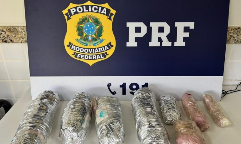 Mulher é presa com mais de 3 kg de cocaína em ônibus de viagem do ES