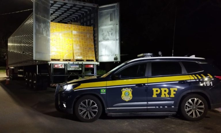 PRF apreende mais de 46 mil litros de cerveja durante fiscalização no ES