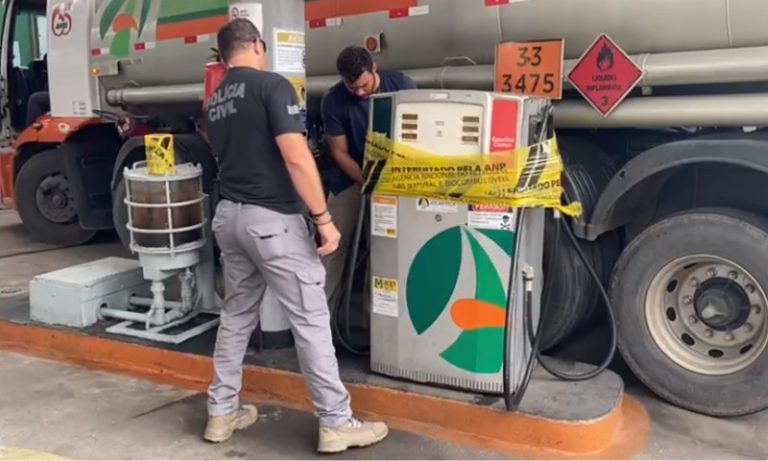 Posto de Vila Velha é interditado por vender combustível adulterado