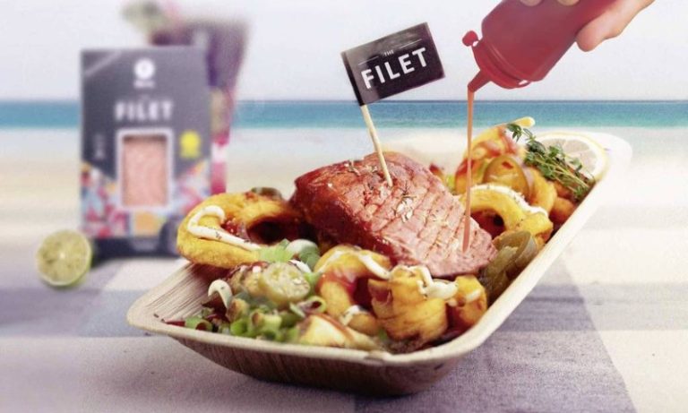 Salmão vegano feito com impressora 3D é lançado na Europa