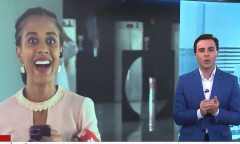 VÍDEO | Apresentador confunde emissoras e reação de repórter viraliza nas redes