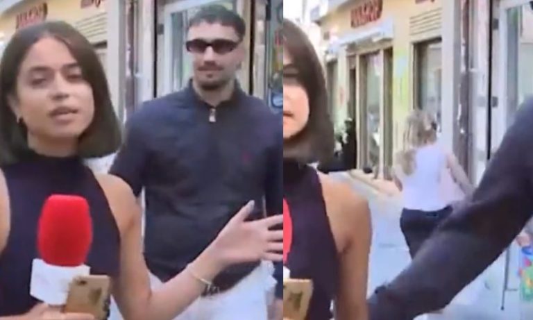 VÍDEO | Homem é preso após assediar jornalista ao vivo em transmissão