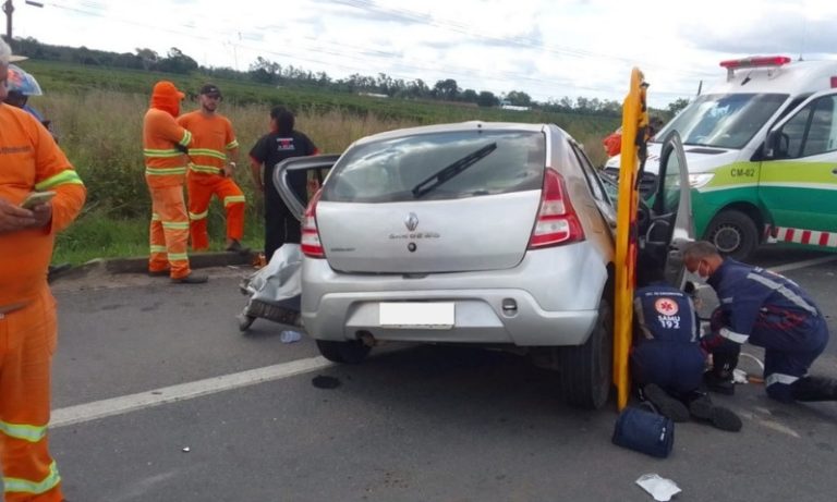 Acidente com morte deixa pista interditada na BR-101