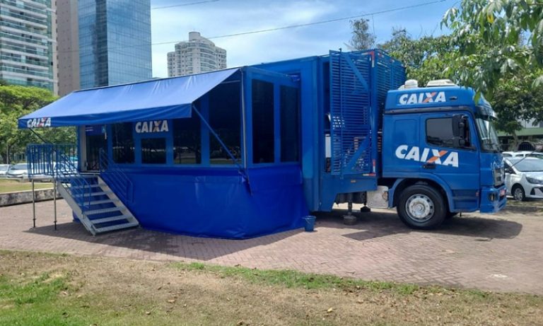 Caminhão para negociar dívidas até sexta em Vitória