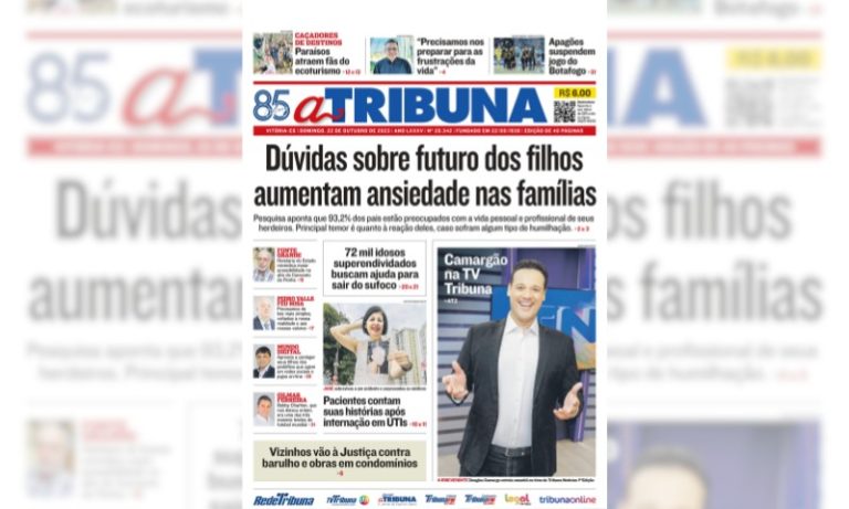Confira os destaques do jornal A Tribuna deste domingo