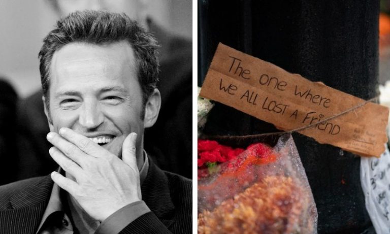 Fãs de Matthew Perry se reúnem em prédio de ‘Friends’ para se despedir