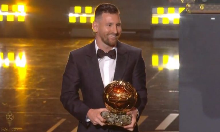 Messi confirma favoritismo e leva a Bola de Ouro pela 8ª vez