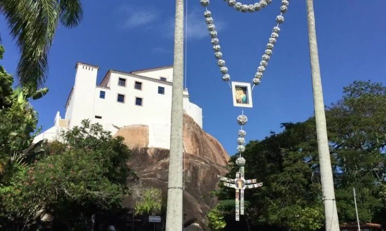 Subida de carros é proibida no Convento da Penha na ‘semana do saco cheio’ no ES