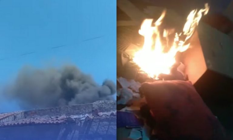 VÍDEO | Filha de 15 anos incendeia casa da mãe no PI: ‘Toquei fogo mesmo’