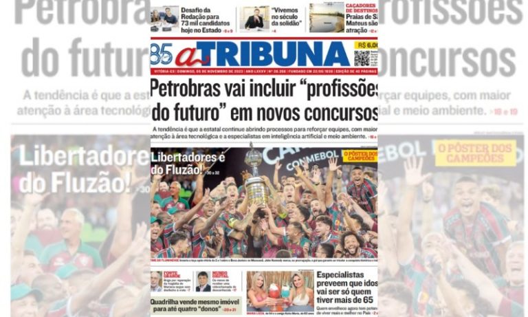 Confira os destaques do jornal A Tribuna deste domingo