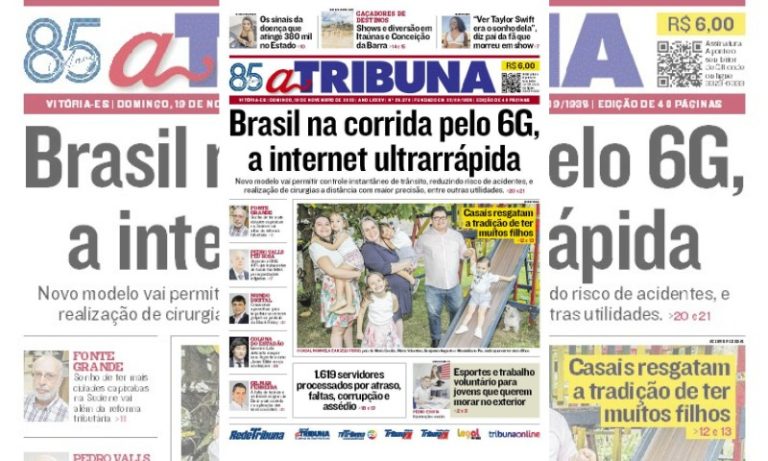 Confira os destaques do jornal A Tribuna deste domingo