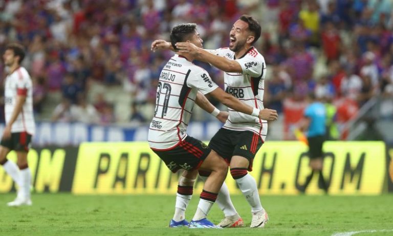 Flamengo vence o Fortaleza e fica a seis pontos da liderança