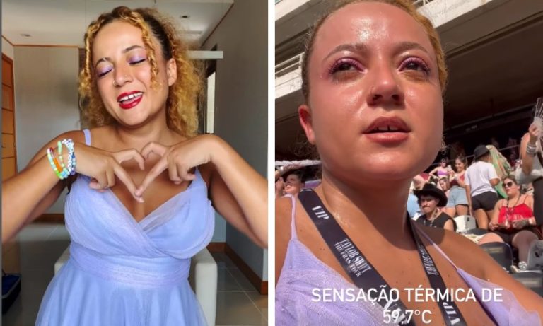 Influencer diz que desmaiou enquanto esperava show de Taylor Swift no RJ