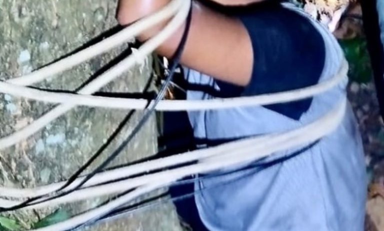 Jovem é amarrado em pedra para ser morto por criminosos, mas é salvo pela PM no ES