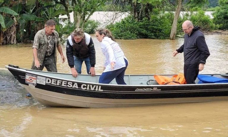 Santa Catarina registra 3ª morte em decorrência das chuvas