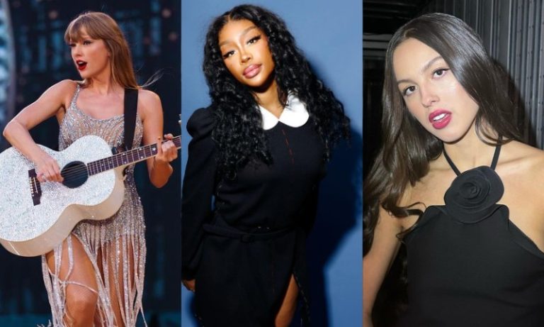 Taylor Swift, SZA e Olivia Rodrigo estão indicadas para o Grammy 2024