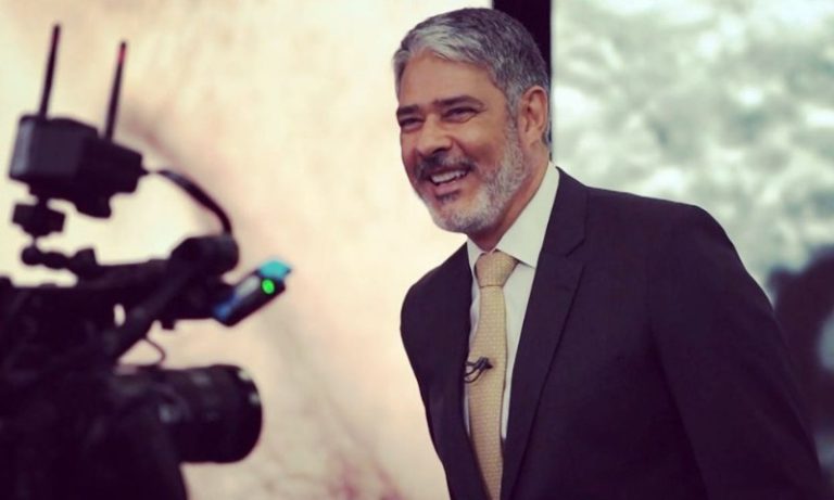 William Bonner encontra George Clooney em hotel na Europa