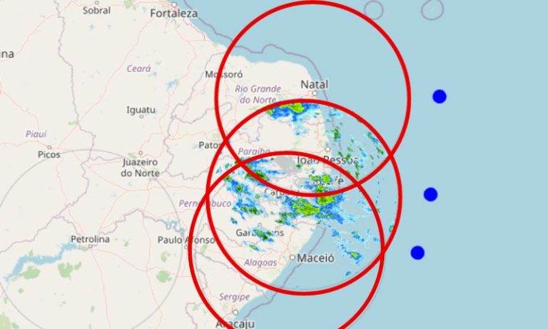 Fenômeno atmosférico com mais de 5 quilômetros de altura causa chuvas
