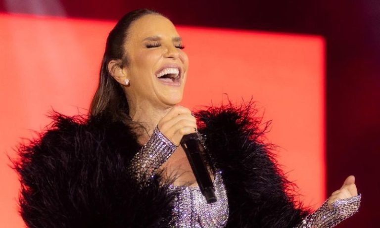 Ivete Sangalo voa e canta com gêmeas em show apoteótico no Maracanã