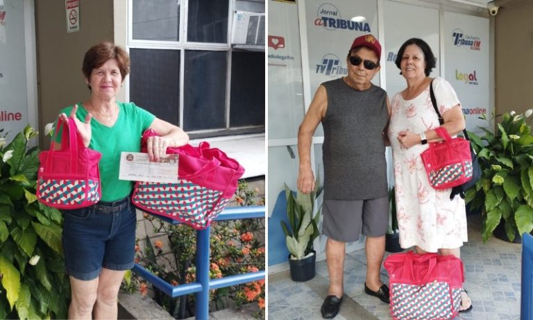 Leitores fazem a festa com kits de Natal sorteados por A Tribuna