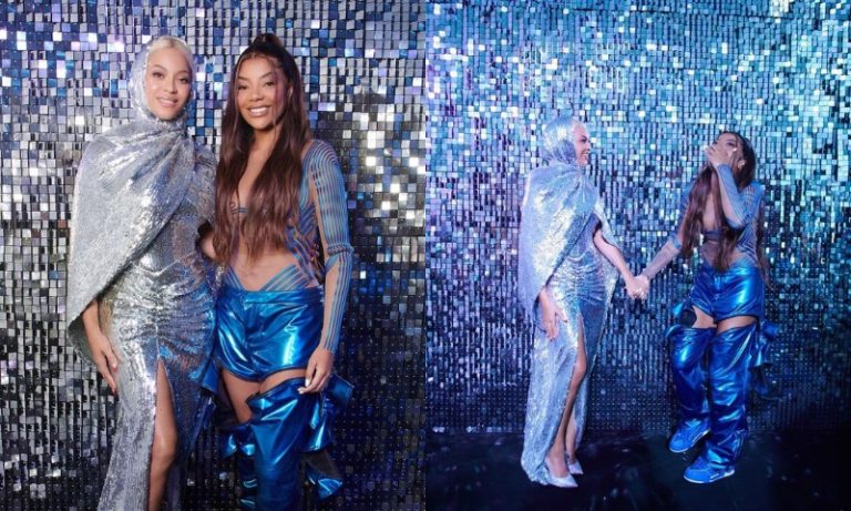 Ludmilla compartilha fotos com Beyoncé e comemora