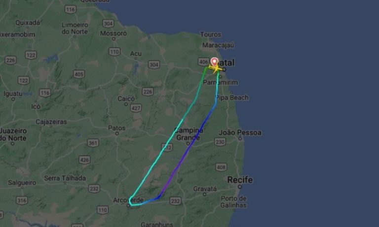 Avião sai de Natal rumo a MG e retorna após 25 minutos por “questões técnicas”
