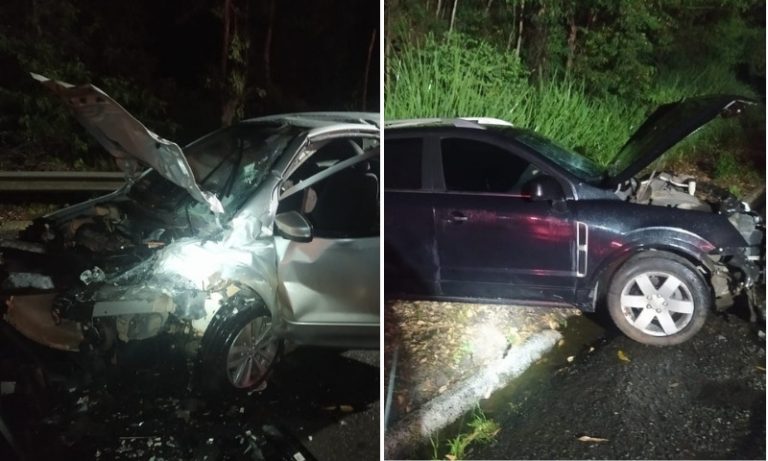 Casal morre em acidente na BR 262 em Domingos Martins no ES