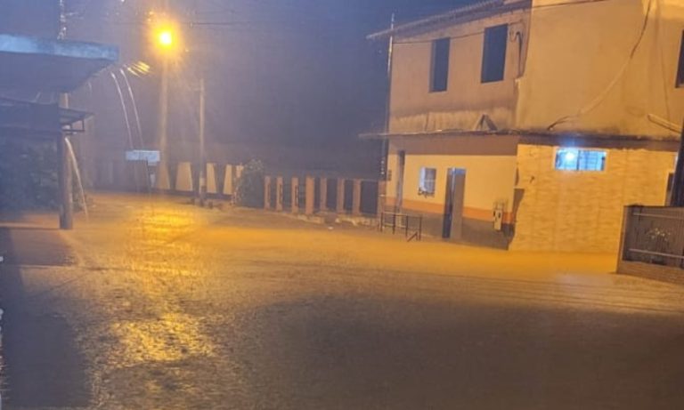 Chuva forte atinge região Serrana do ES. Veja quanto choveu nos municípios
