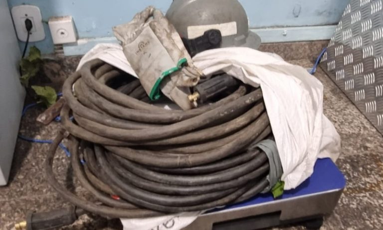 Homem é preso após furtar 34kg de cabo de cobre em Aracruz