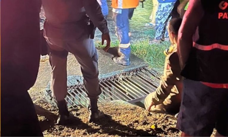 Homem morre após cair em bueiro e ser carregado pela correnteza