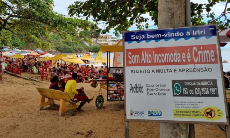 Multas, apreensões e brigas contra som alto nas praias do ES