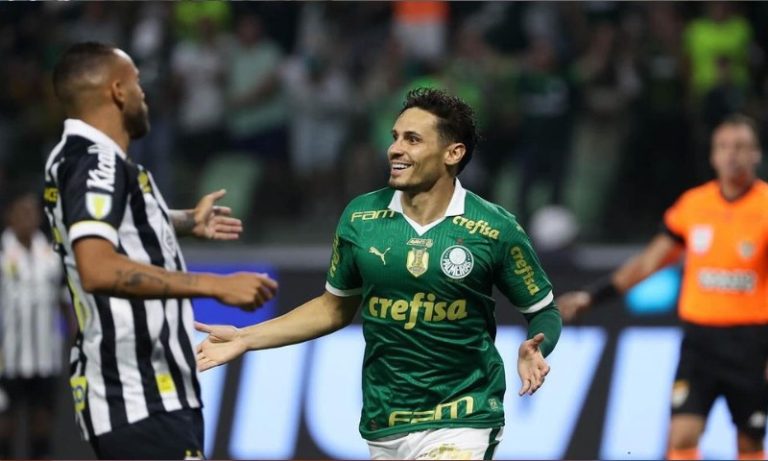 Palmeiras ganha 1º clássico no Paulistão ao bater o Santos por 2 a 1