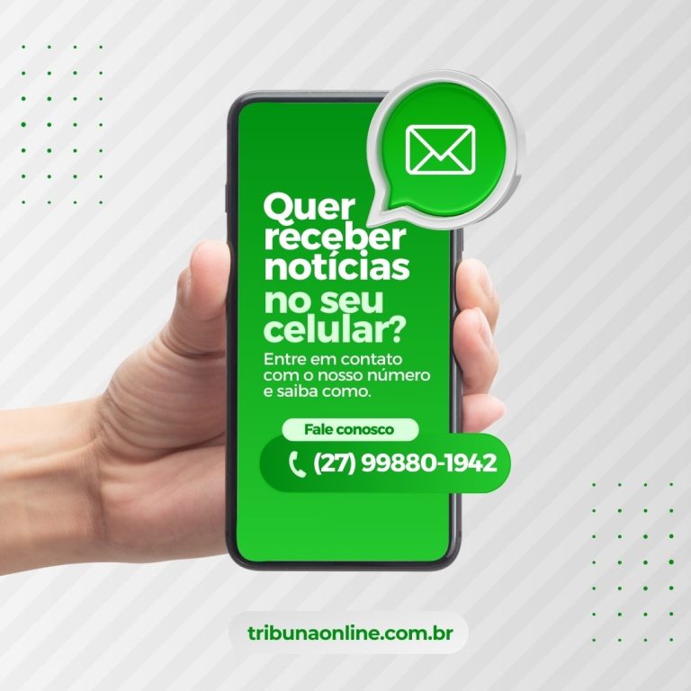 Receba as notícias do Tribuna Online na palma da mão