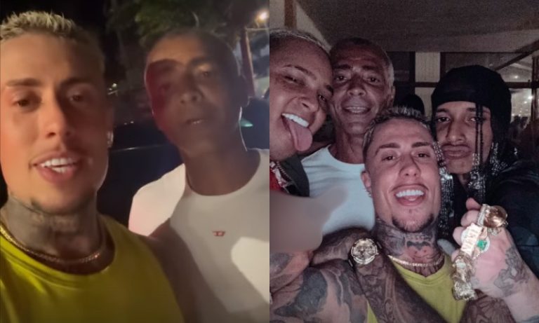 Romário bate em carro de luxo de MC Daniel e reação do funkeiro diverte a web