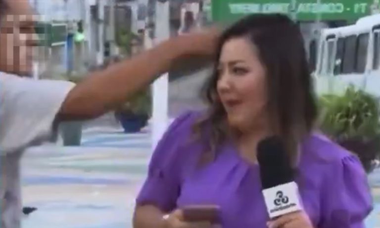 VÍDEO | Repórter do Amazonas leva soco ao vivo