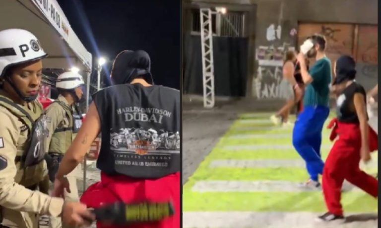Anitta se disfarça para curtir Carnaval de rua e é revistada por policiais
