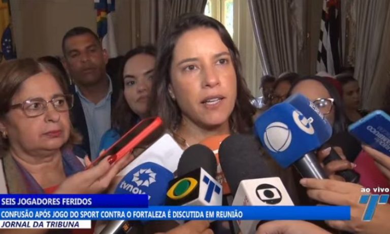 “Banir os criminosos dos estádios é fundamental”, diz Raquel Lyra