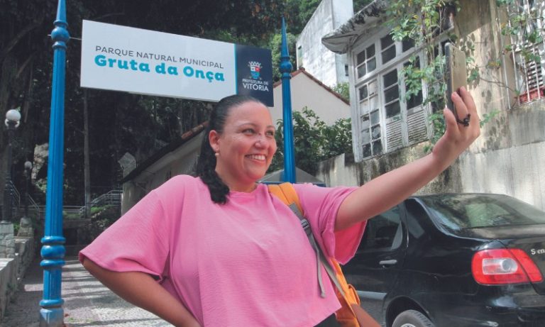 Cenários para fotos em trilhas na Gruta da Onça
