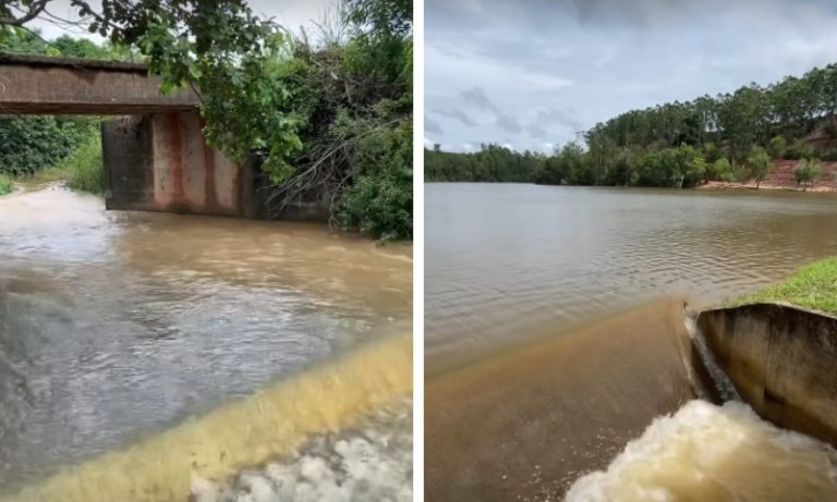 Chuva forte provoca rompimento de barragem no ES
