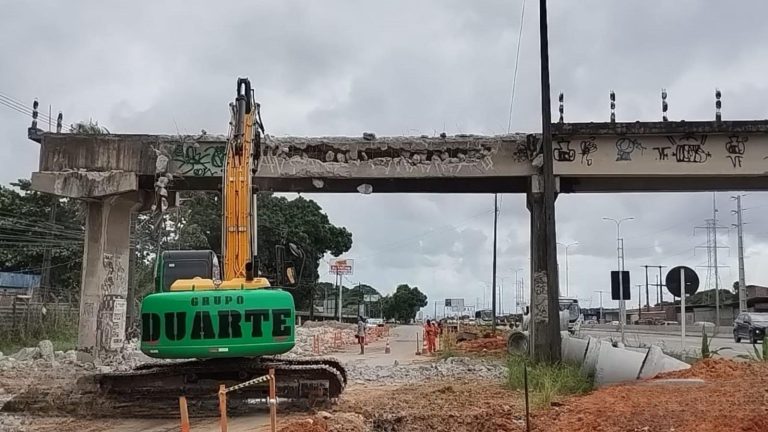 Demolição da passarela da BR-232 vai mudar trânsito no sábado (2)